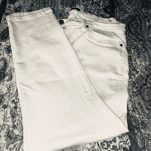 Lane bryant 6th ave white jean size 20